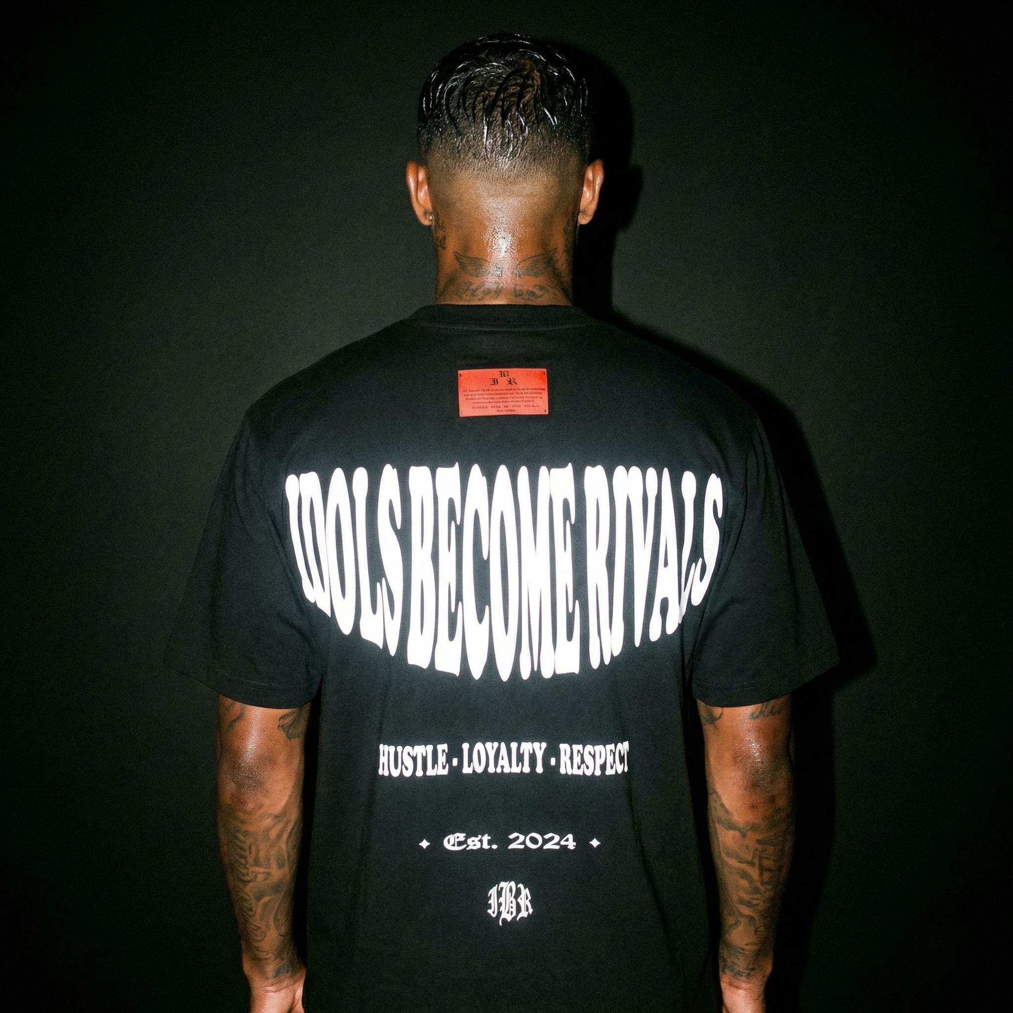 Heavy Oversize Tee - HUSTLE x LOYALTY x RESPECT