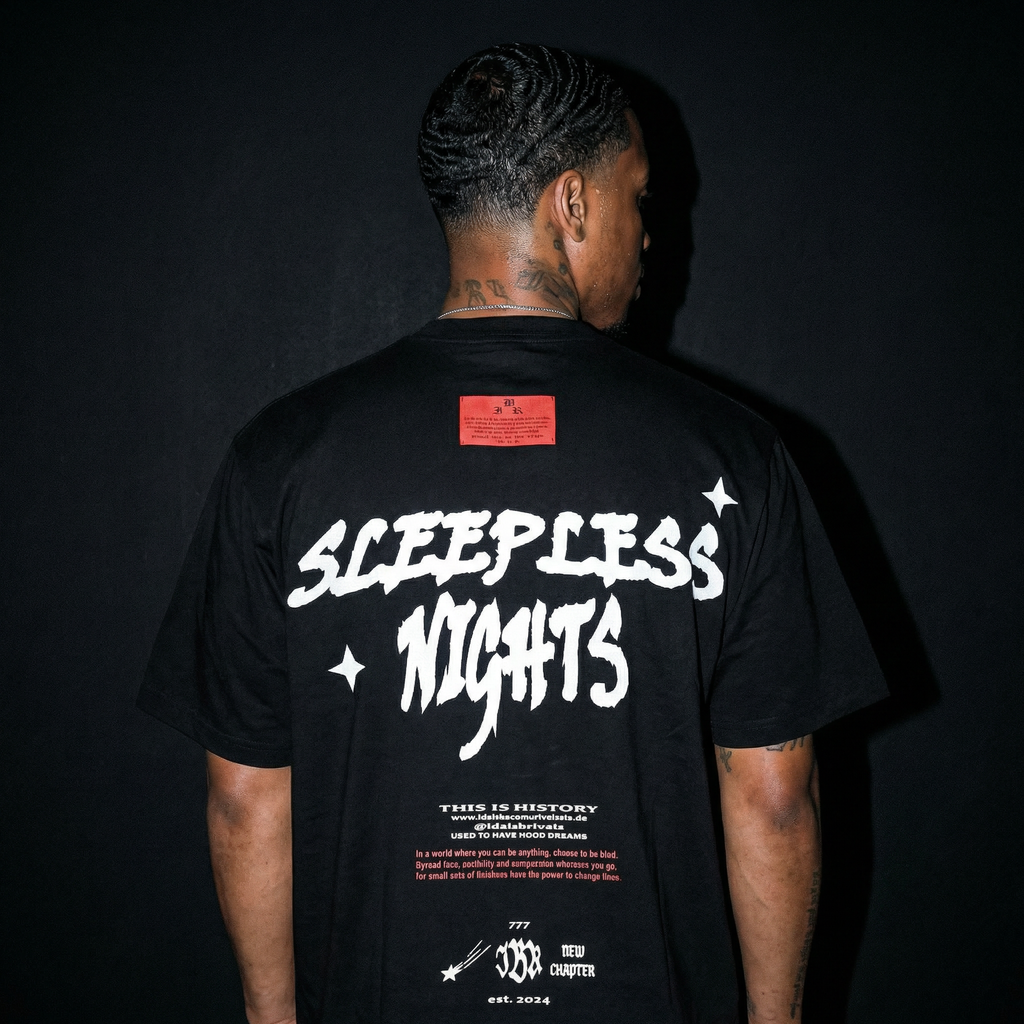 Heavy Oversize Tee - SLEEPLESS NIGHTS