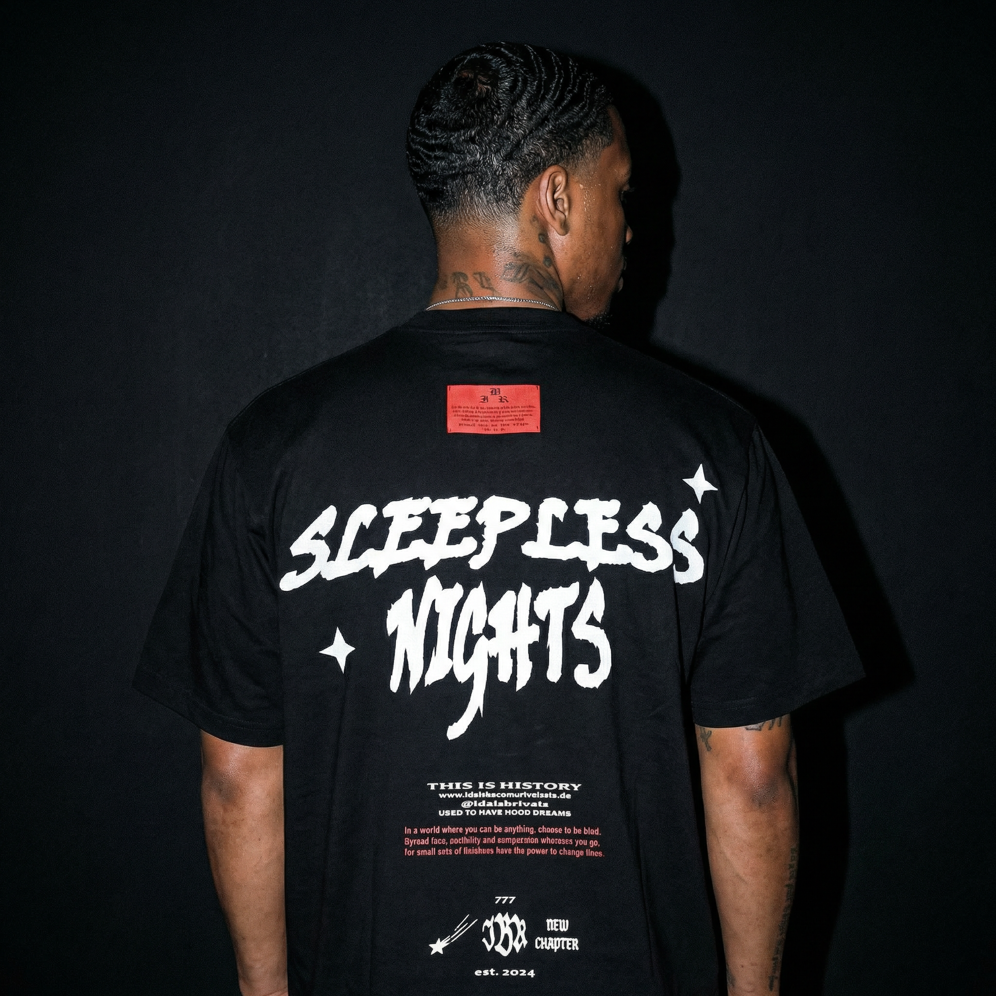 Heavy Oversize Tee - SLEEPLESS NIGHTS